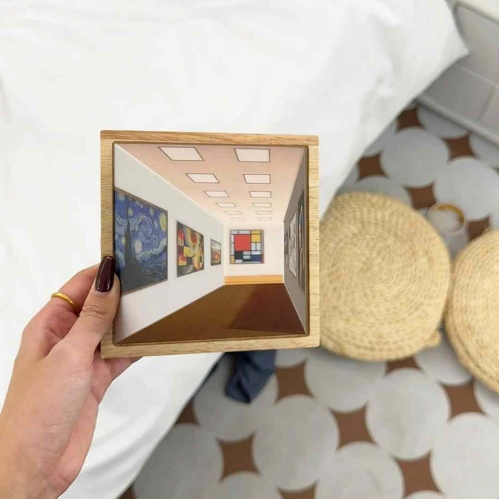 3D Illusion Night Light Gallery Bedside Picture Style Creative Modern Simulate Sunshine Drawing Night Light Gift | Kalsten