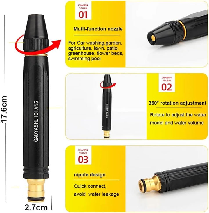 Garden Hose Power Nozzle — End dirt and shine in seconds like a pro! | Kalsten