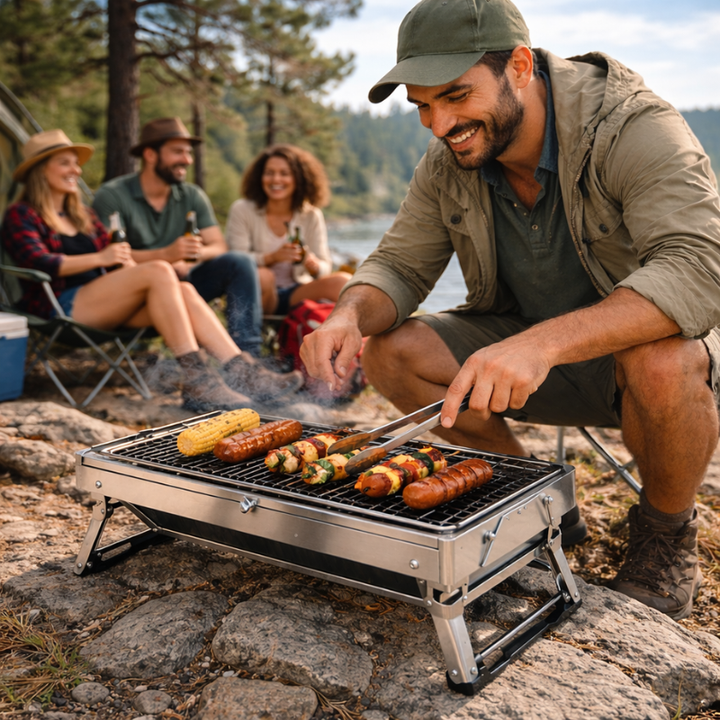 Portable compact grill for on the go | Kalsten