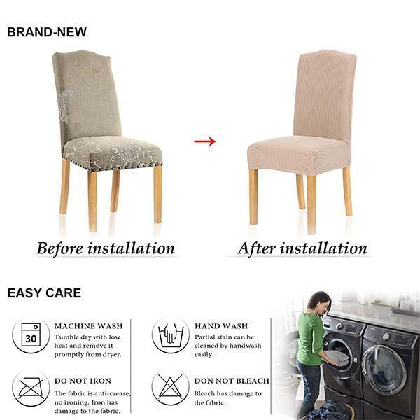 Waterproof Stretch Chair Cover for Dining Chairs