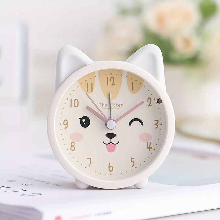 Kalsten | Children's Alarm Clock with Night Light – Quiet, Rabbit Pattern & Compact Design