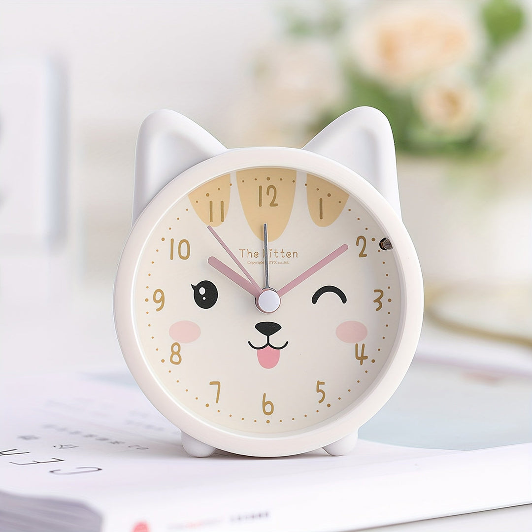 Kalsten | Children's Alarm Clock with Night Light – Quiet, Rabbit Pattern & Compact Design