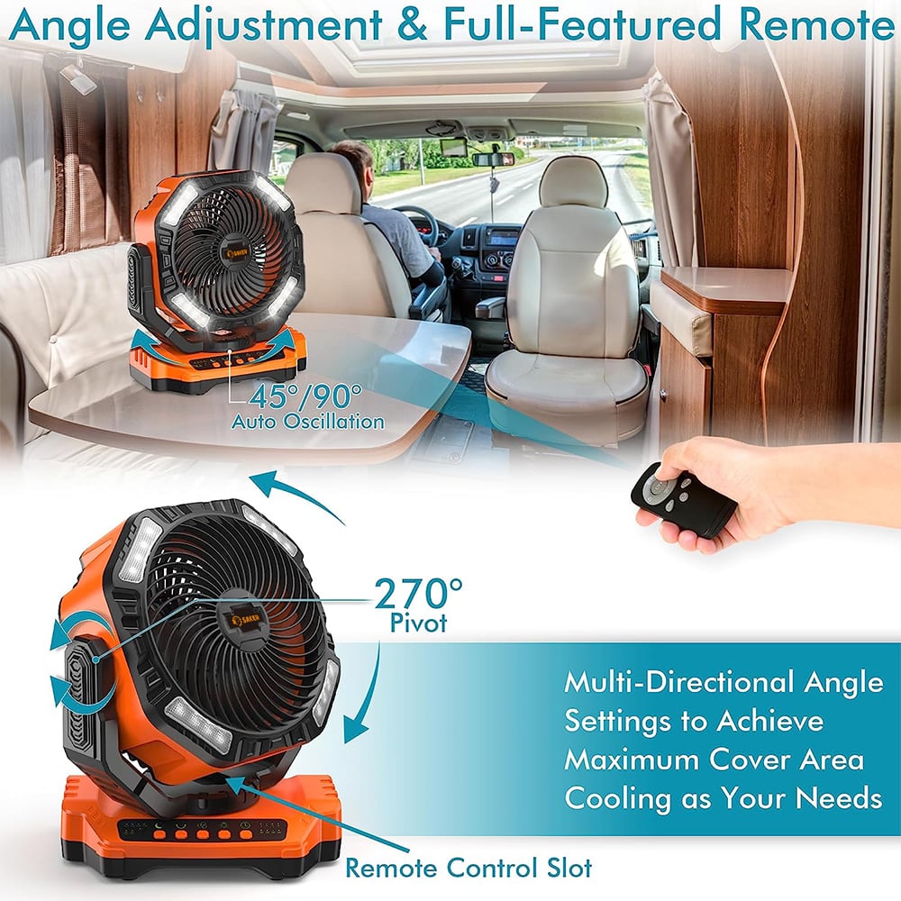 Rechargeable Camping Fan | Kalsten
