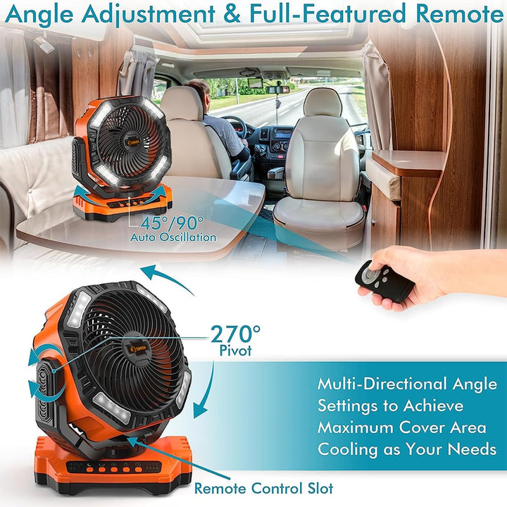 Rechargeable Camping Fan | Kalsten