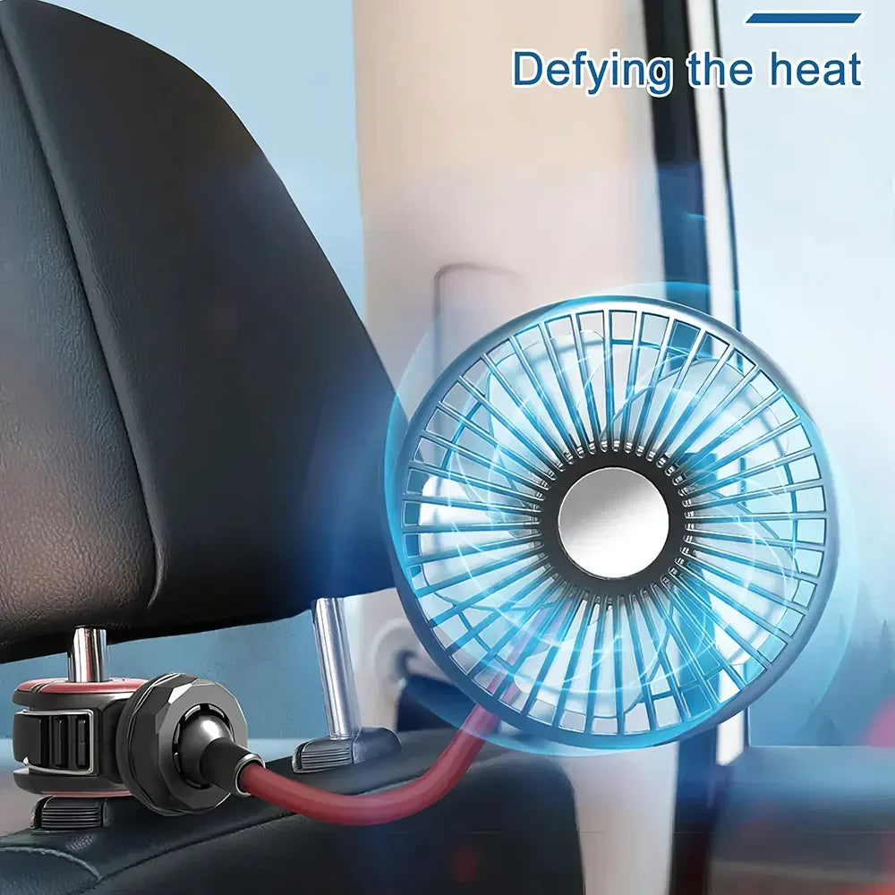 Multidirectional Car Back Seat Fan | Kalsten