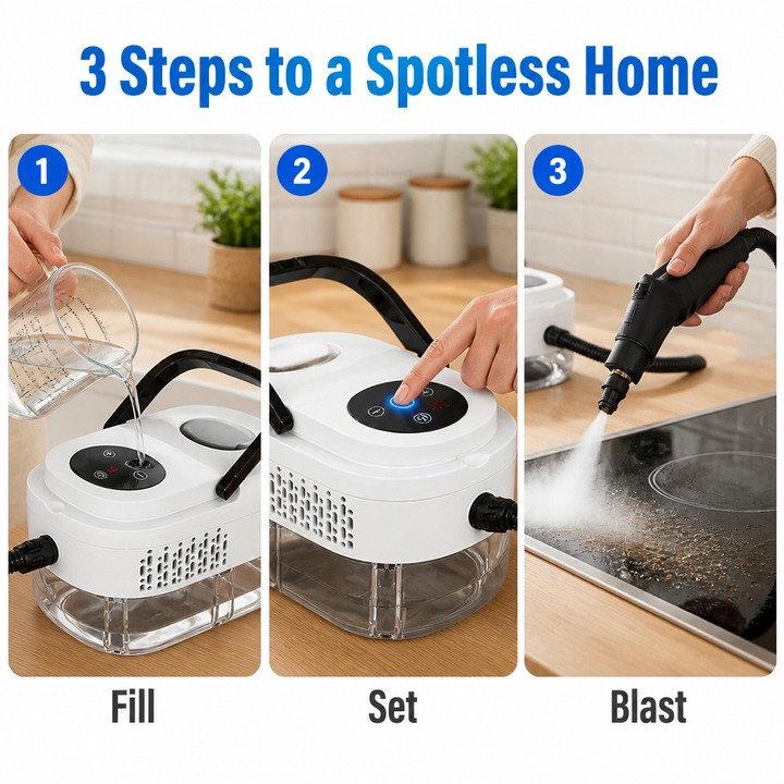 Steam cleaner with high steam temperature | Kalsten