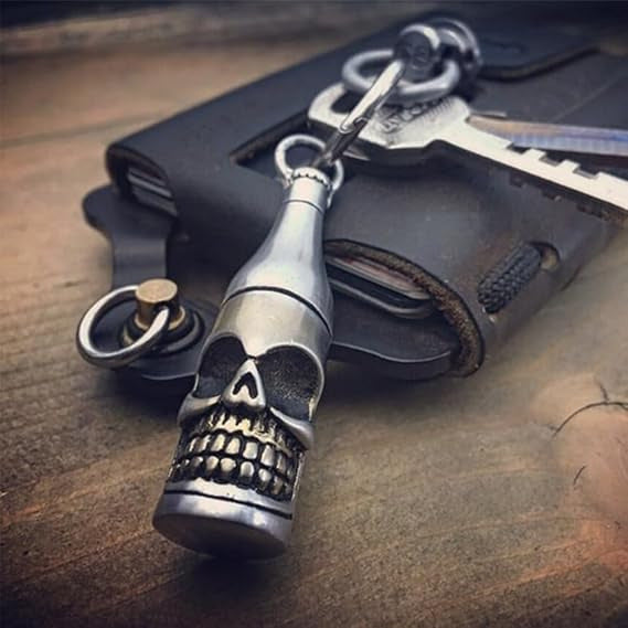 Kalsten | Piston Art Skull Keychain