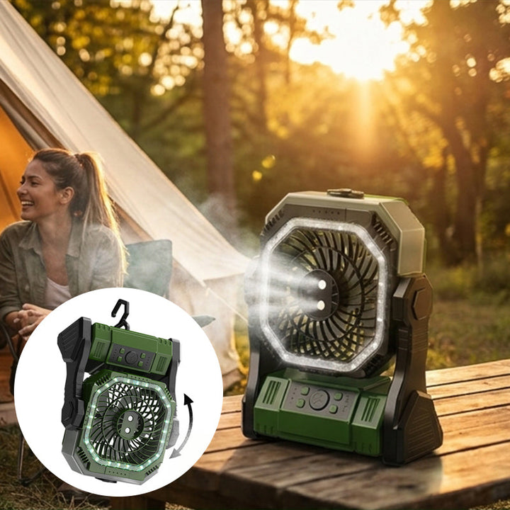 Rechargeable Outdoor Camping Fan Light | Kalsten