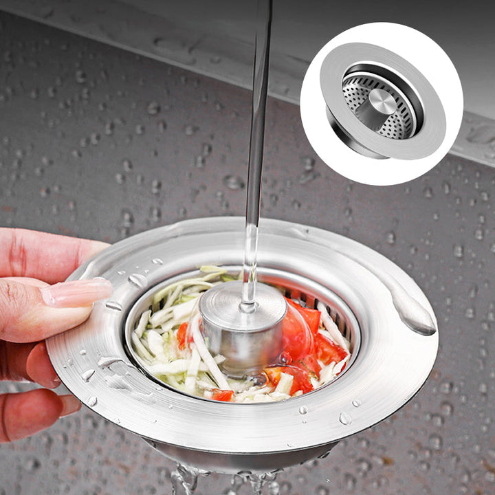 Upgrade 3-in-1 Kitchen Sink Drain Strainer | Kalsten