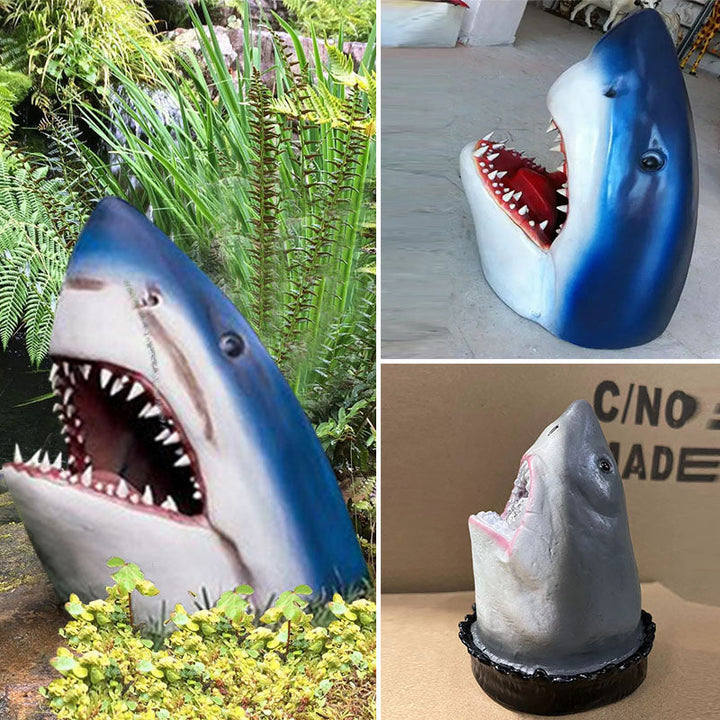 Garden Art Shark Figure Decoration | Kalsten