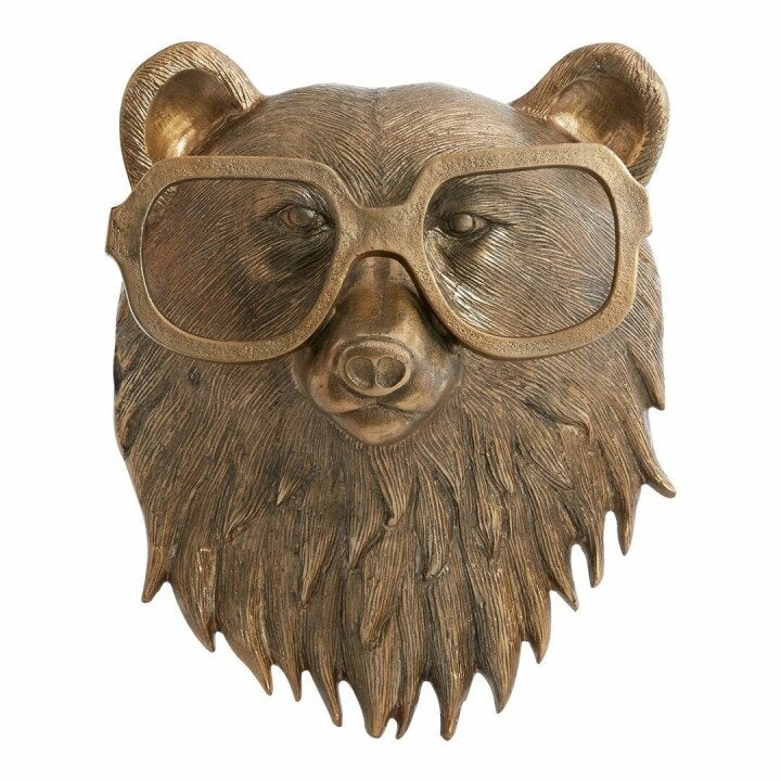 ArtBeest Animal Head Wall Decoration – Hand-Painted Playful Figures Made of Resin | Kalsten
