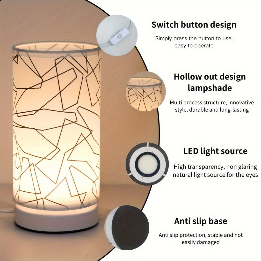ModernLicht – Illuminated USB Table Lamp in Cylinder Kalsten