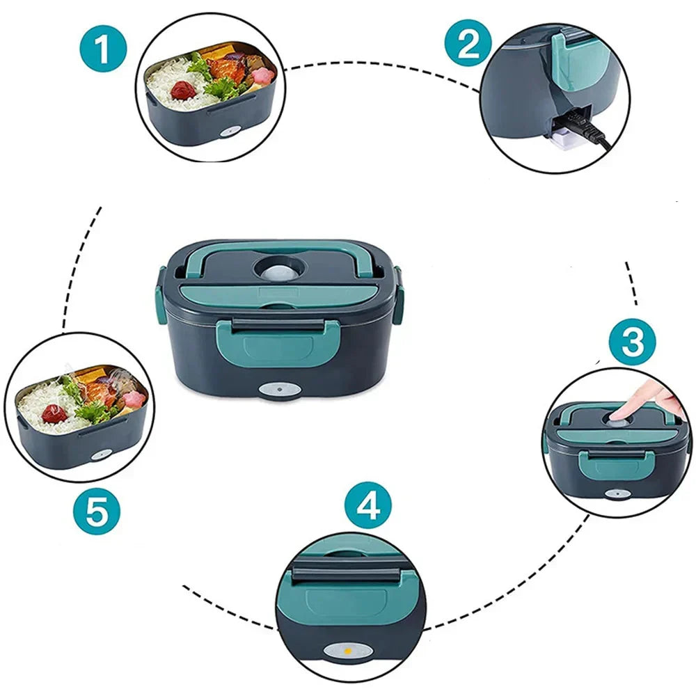 ThermoBox Electric Lunch Box – Warm food on the go or at home | Kalsten