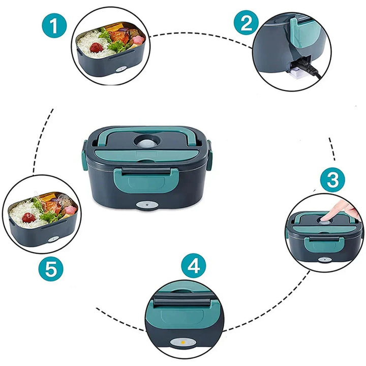 ThermoBox Electric Lunch Box – Warm food on the go or at home | Kalsten