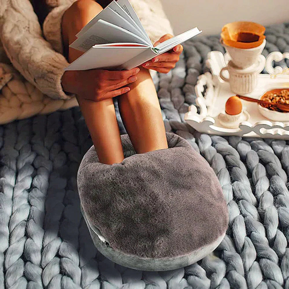 Kalsten | WarmNest XL Electric Foot Warmer – Plush Comfort & Adjustable Heat