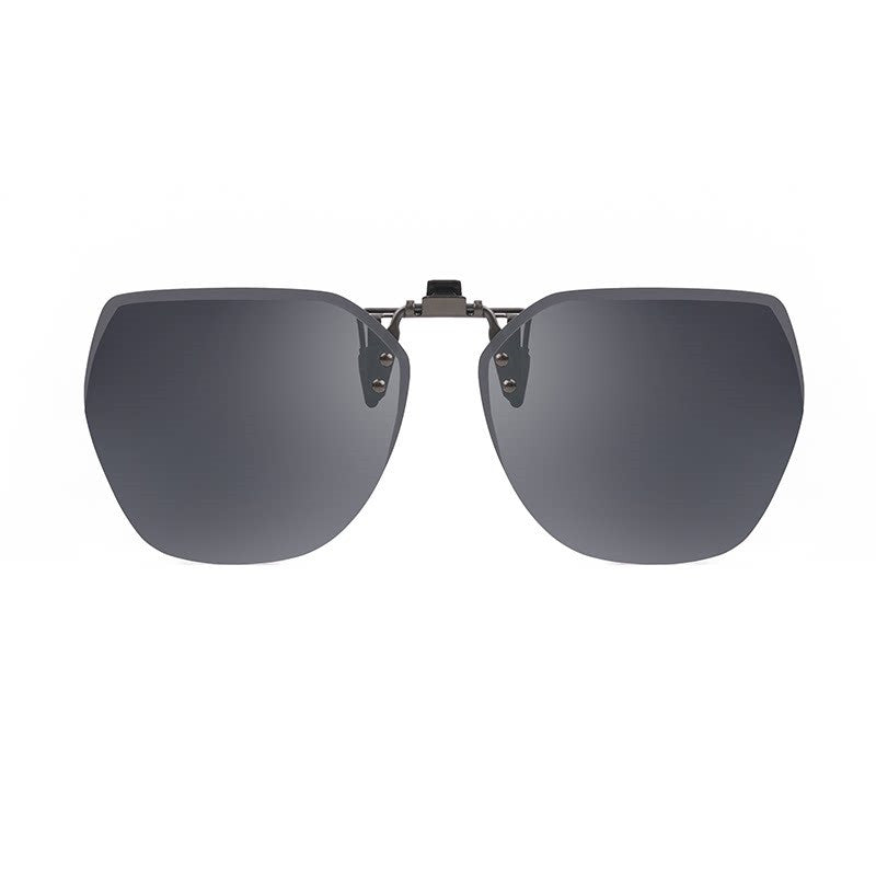 Kalsten | Clip-on Rimless Polarized Sunglasses, with Anti-glare and Flip-Up Design, for Outdoor/Driving