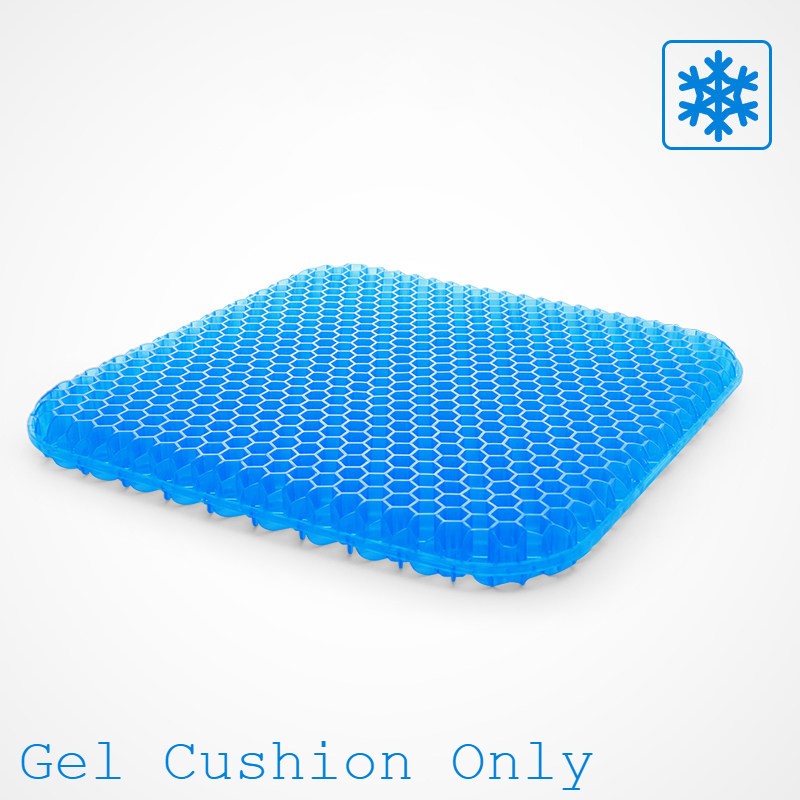Portable Cooling Gel Seat Cushion, with Non-Slip Cover, for Car, Office Chair, Wheelchair & More | Kalsten