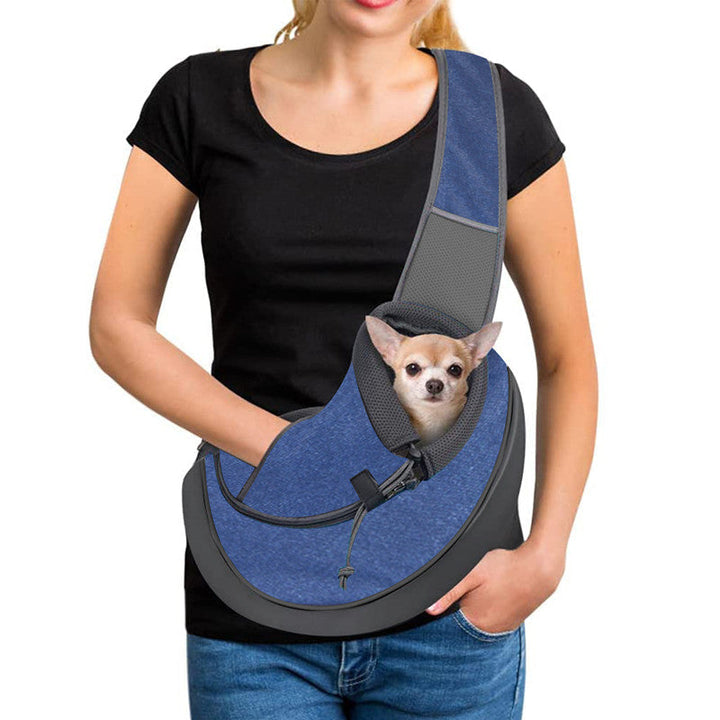 Kalsten | Pet Dog Carrier Sling Bag with Adjustable Strap & Phone Pocket, for Dogs & Cats