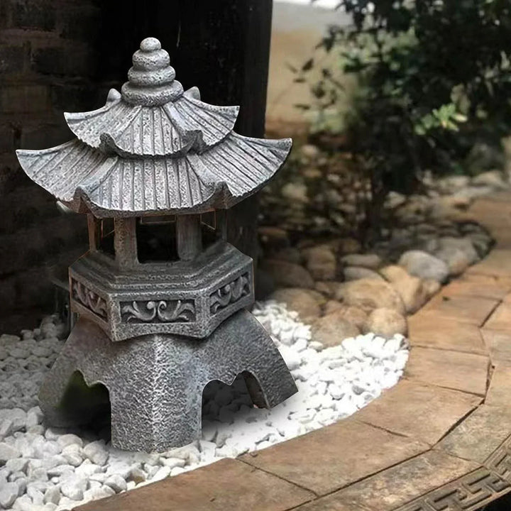 Japanese garden lantern - Weatherproof LED outdoor lighting for Zen gardens | Kalsten