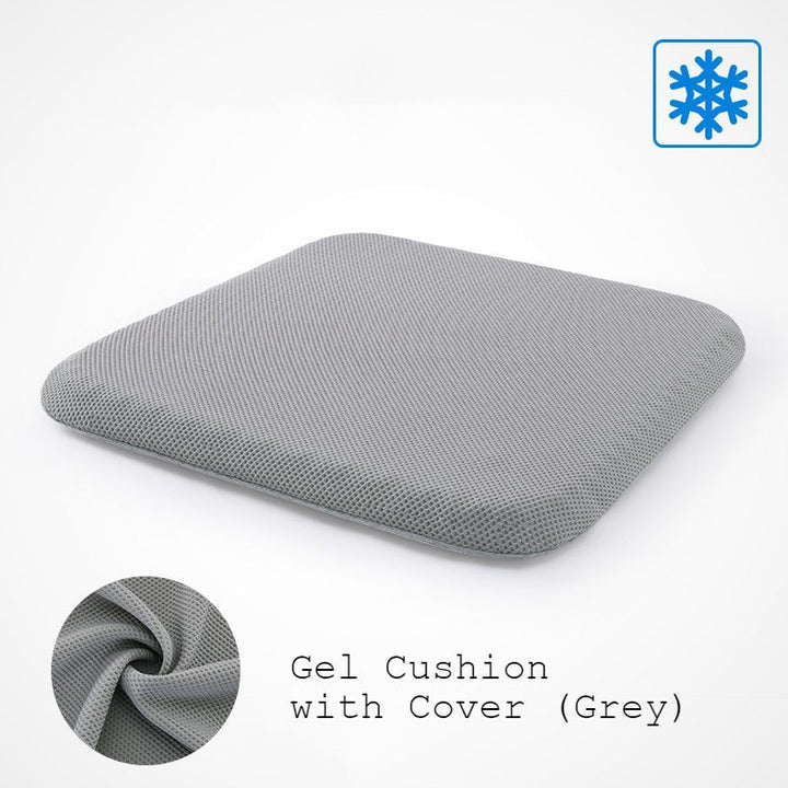 Portable Cooling Gel Seat Cushion, with Non-Slip Cover, for Car, Office Chair, Wheelchair & More | Kalsten