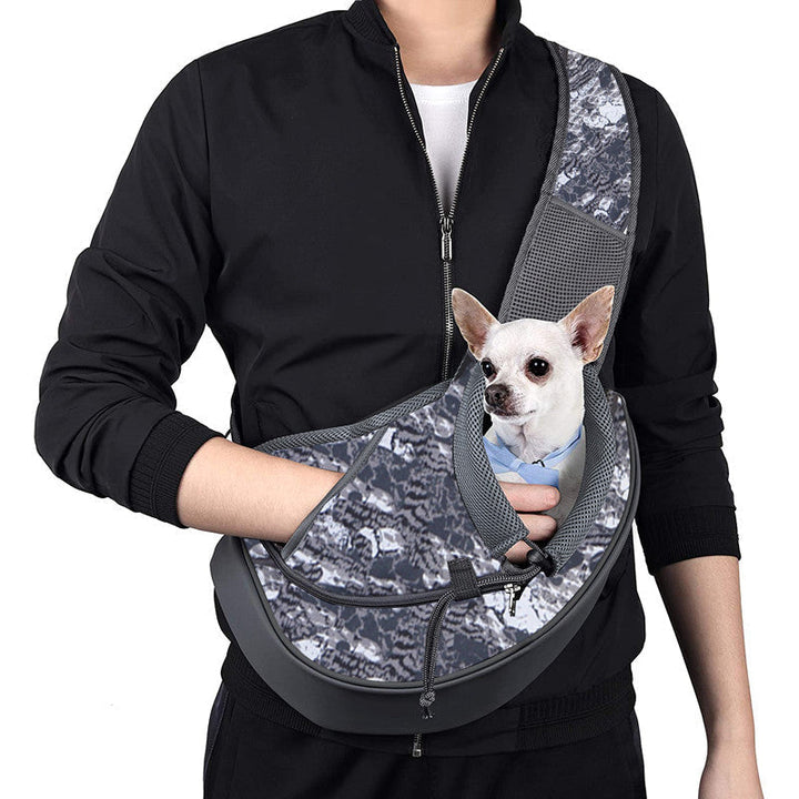 Kalsten | Pet Dog Carrier Sling Bag with Adjustable Strap & Phone Pocket, for Dogs & Cats
