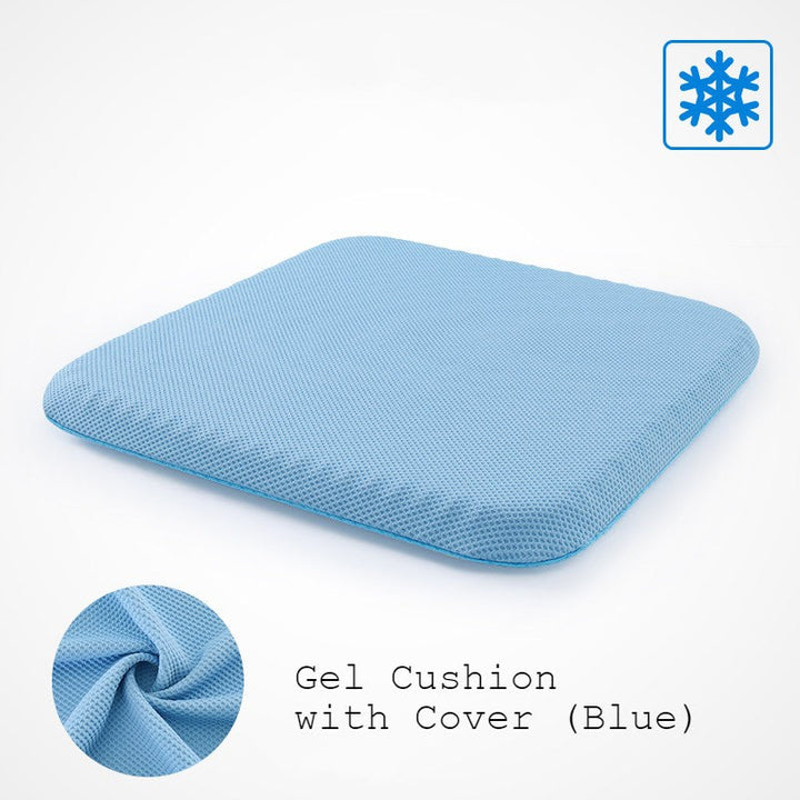 Portable Cooling Gel Seat Cushion, with Non-Slip Cover, for Car, Office Chair, Wheelchair & More | Kalsten