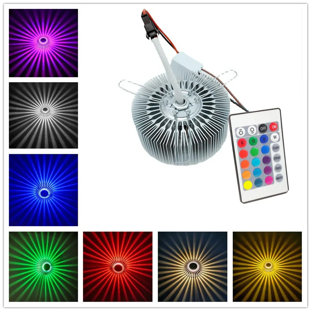 Sunburst Art LED Ceiling Light | Kalsten