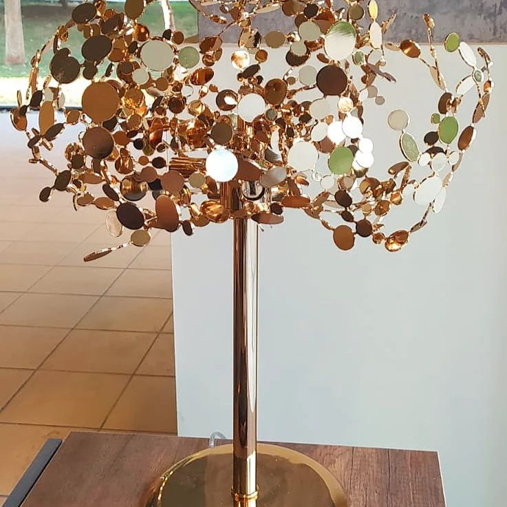 Modern Metal Cluster Nightstand Lamp