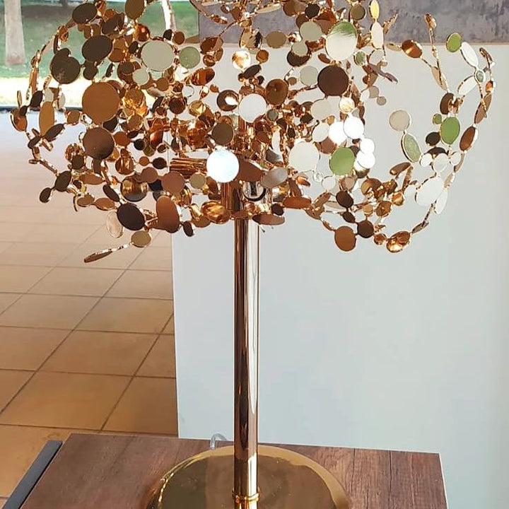 Modern Metal Cluster Nightstand Lamp