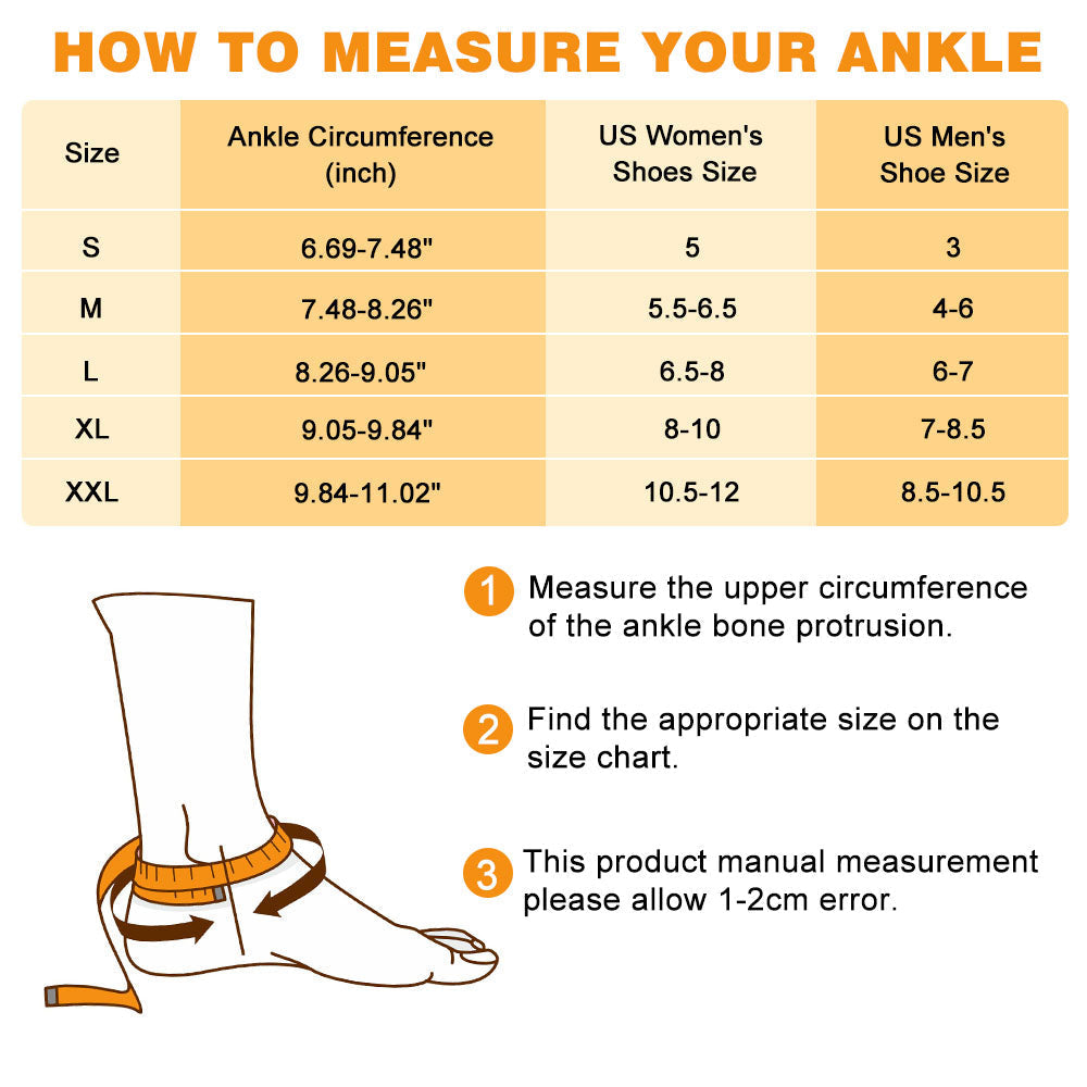 Skanto | Adjustable Compression Ankle Cuff Brace Care 2-Pack