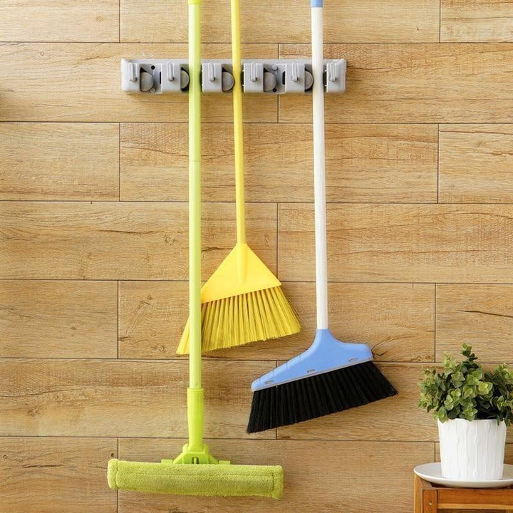 Mop & Broom Organizer Wall Mount Hanger | Kalsten