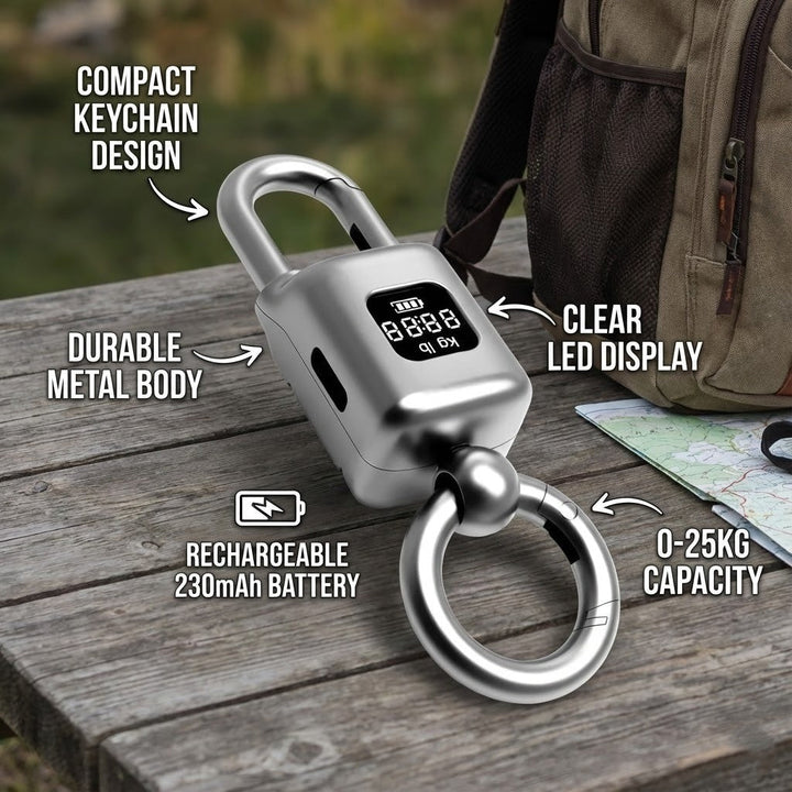 Pocket Size Keychain LCD Scale | Kalsten