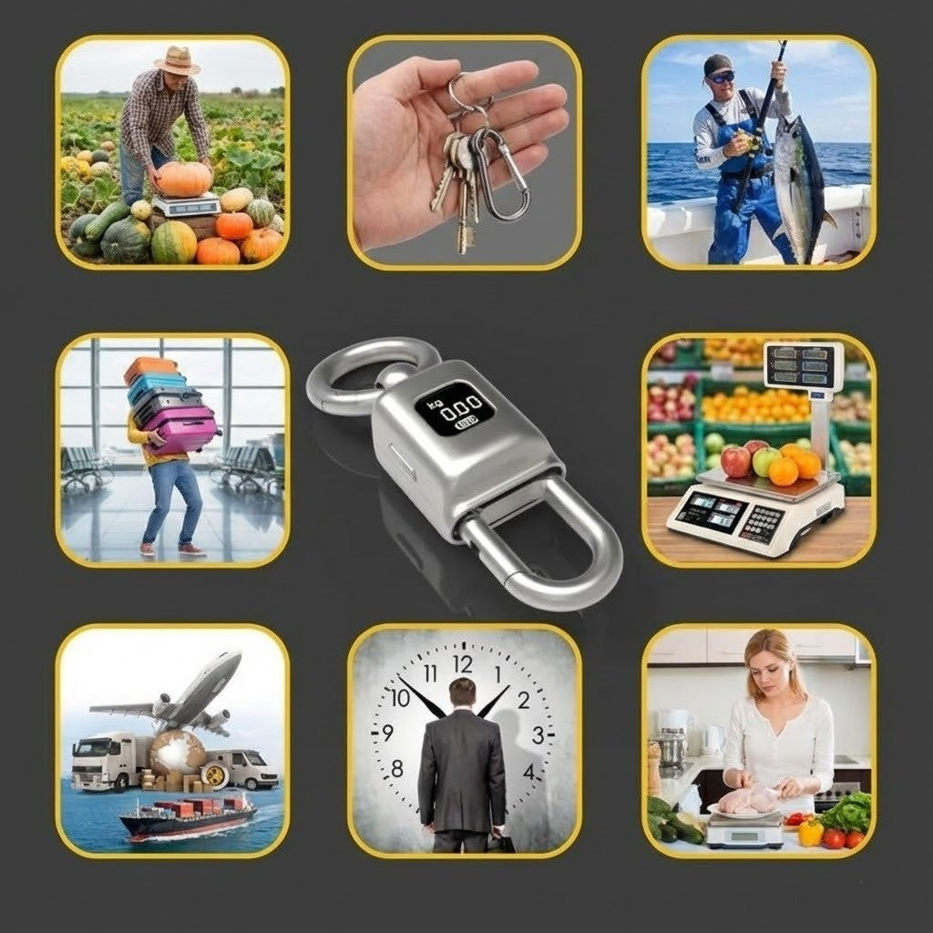 Pocket Size Keychain LCD Scale | Kalsten