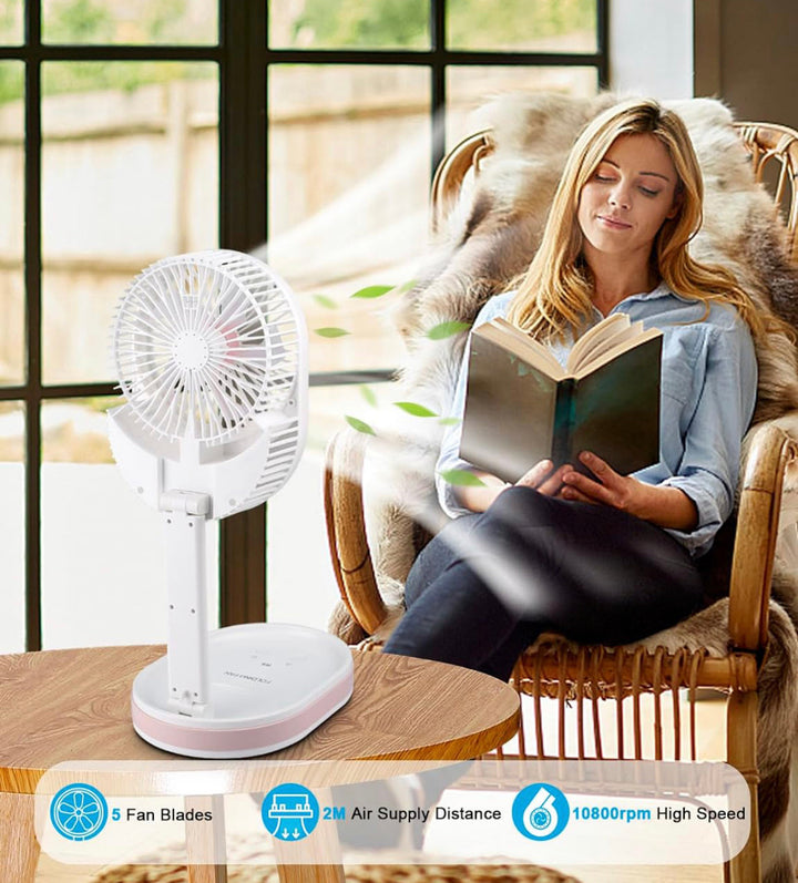 MULTI-FUNCTION FOLDING FAN WITH LIGHT | Kalsten
