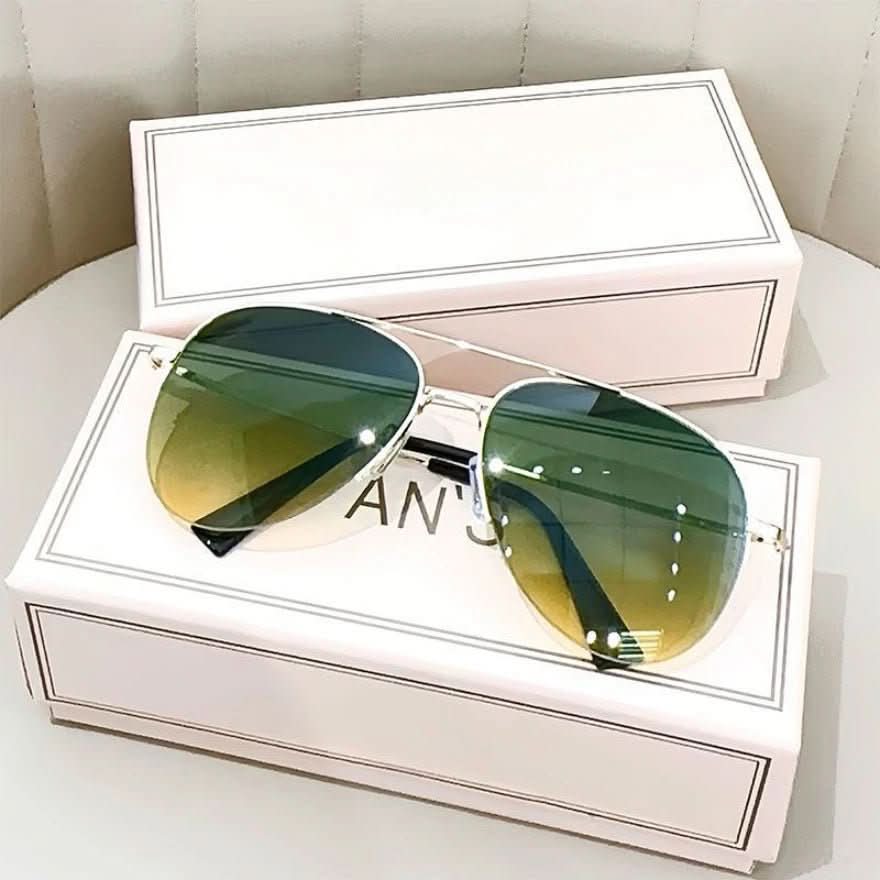 Kalsten | Pilot sunglasses with color gradient and UV400 protection for men