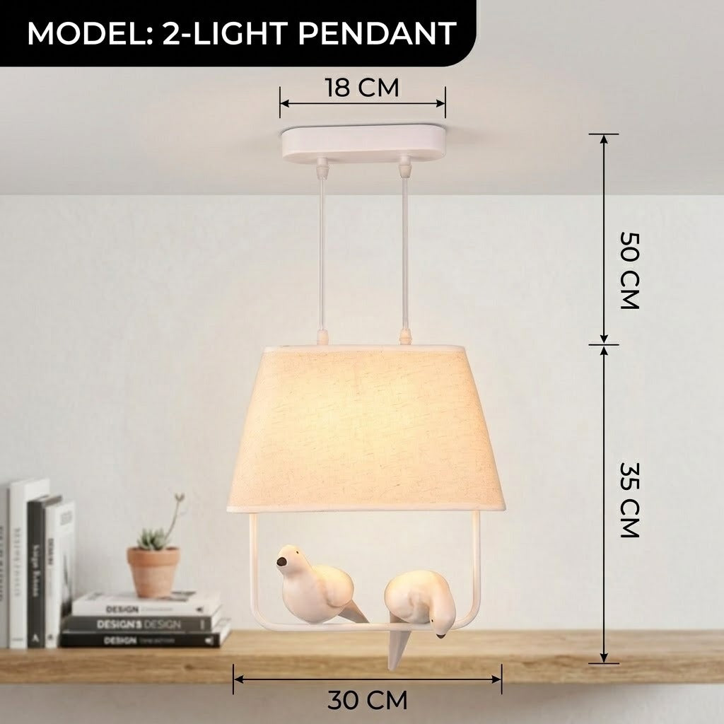 Resin Birds Pendant Retro Lights | Kalsten