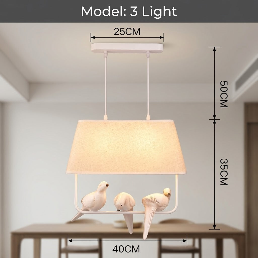 Resin Birds Pendant Retro Lights | Kalsten