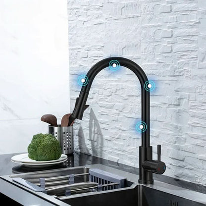 BowLift | Smart Sensor Kitchen Faucet with Pull-Out Spout