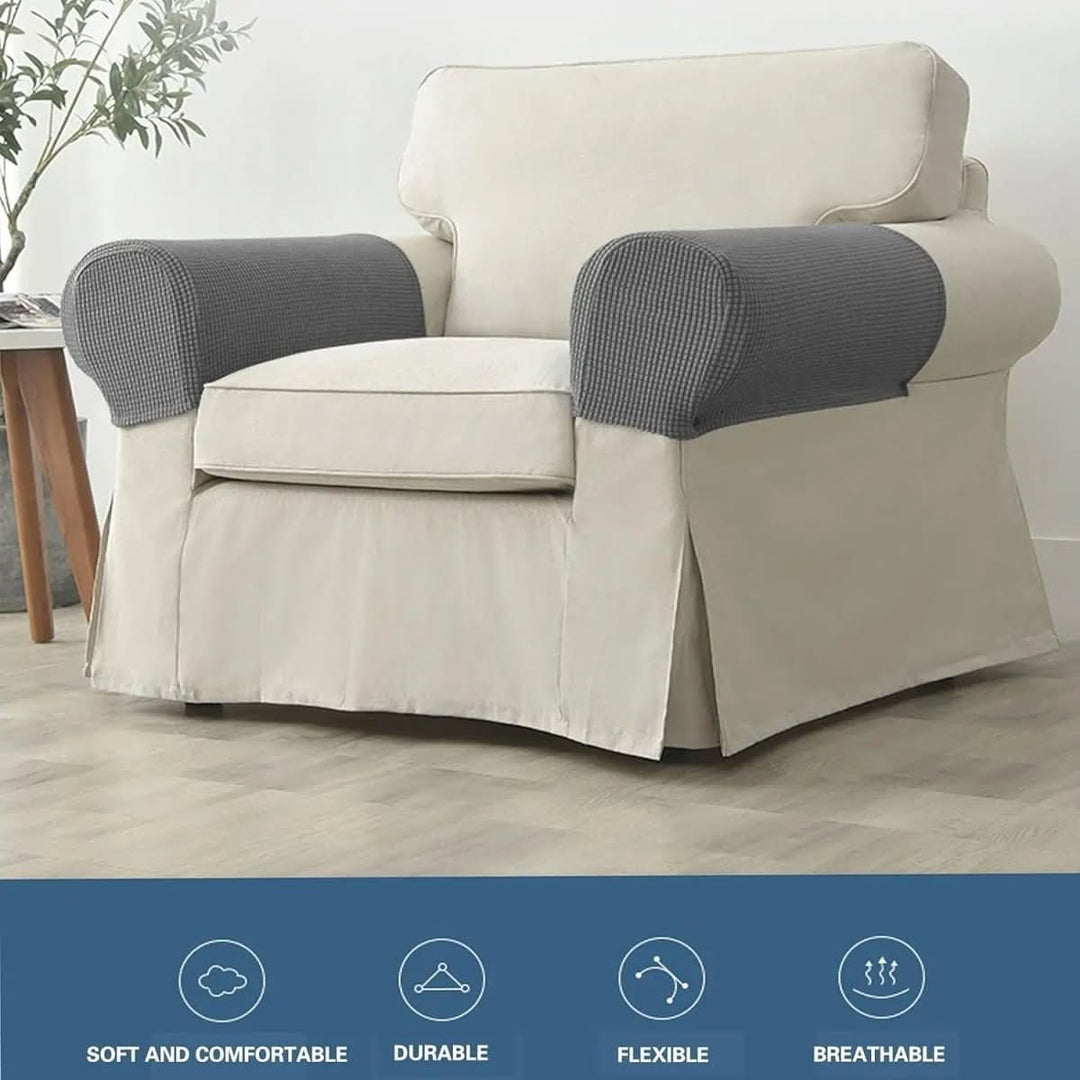 Kalsten | 2-piece waterproof armrest covers with jacquard design