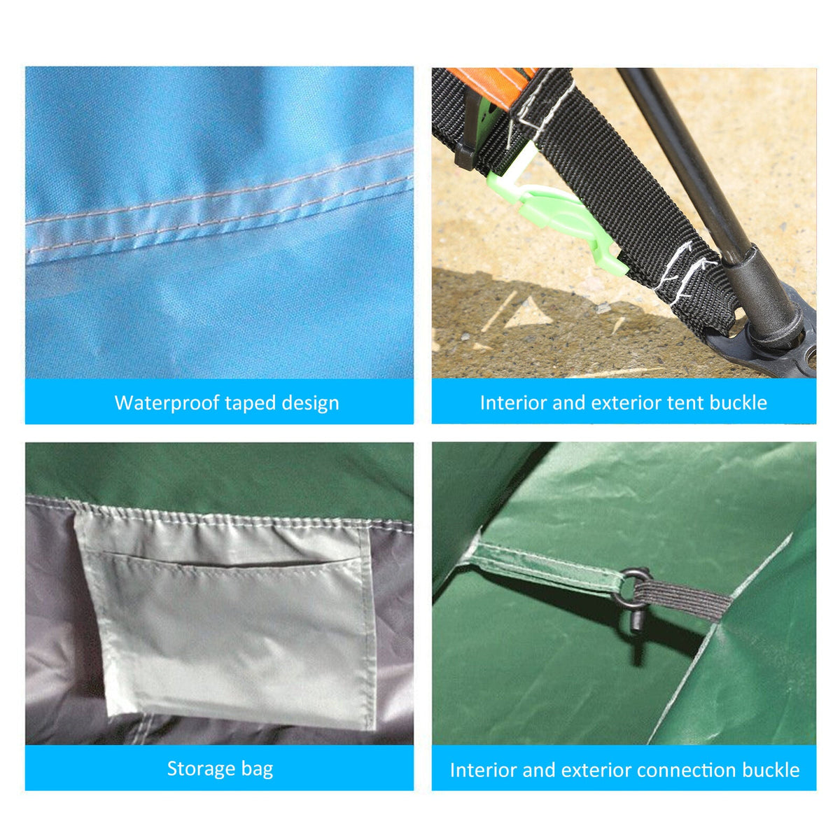 3 Second Instant Pop Up Tent - For Adventure & Travel Skanto