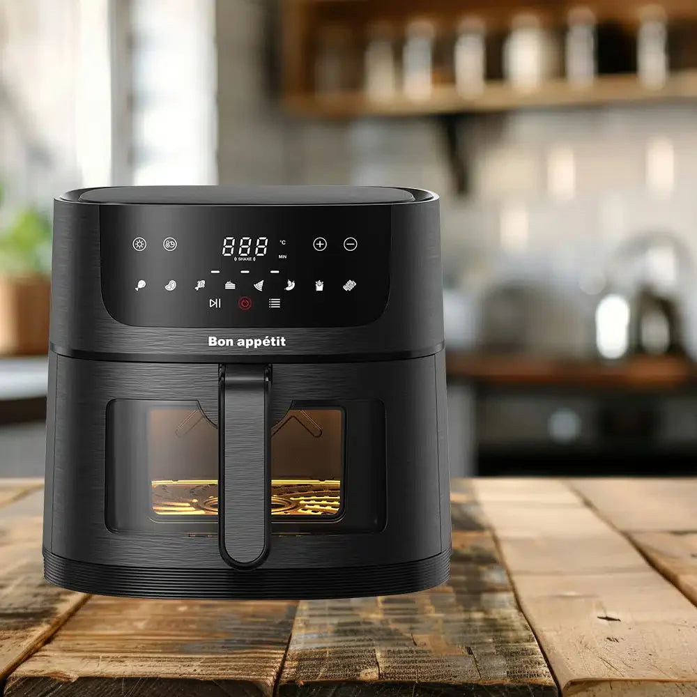 Air fryer 6.0 l. (low fat: grilling, baking, roasting and frying) | Kalsten