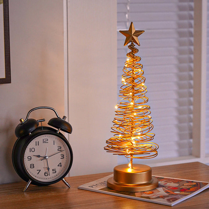 Table Lamp with LED Lights and Metal Tree | Kalsten