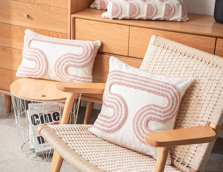 Abstract Loop-Tufted Pillow | Kalsten