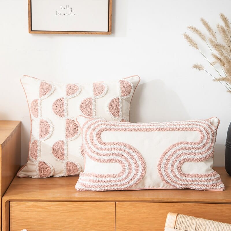 Abstract Loop-Tufted Pillow | Kalsten