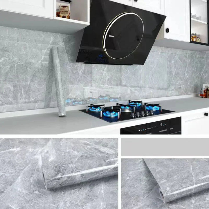 MarbraGuard – Self-adhesive oil-resistant kitchen film Kalsten