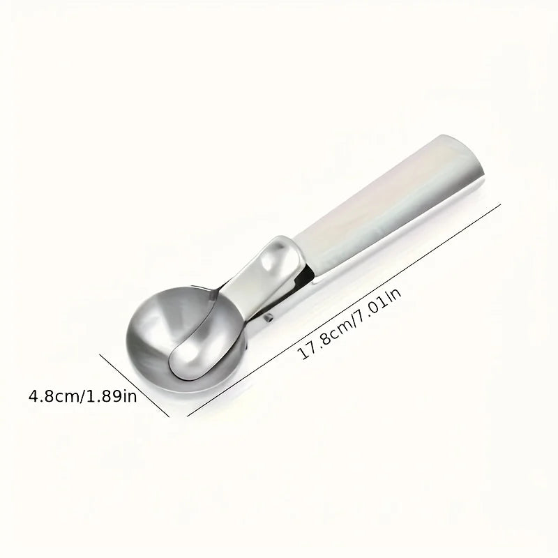 Kalsten | Scoop Ice Cream Scoop Stainless Steel | Robust & Dishwasher Safe | For small & large scoops | Smooth Handle