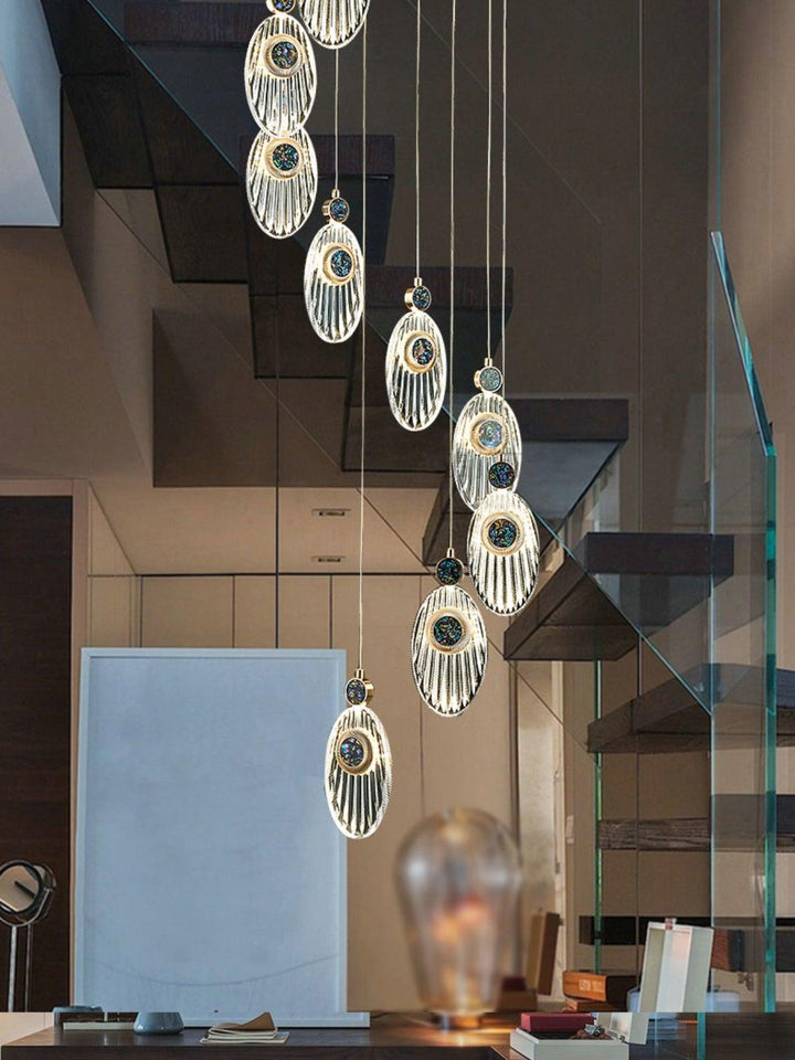 Acrylic Necklace Pendant Light 7.1' | Kalsten
