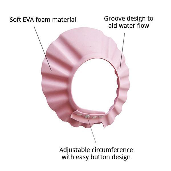 Adjustable Baby Shower Cap with Ear Covers | Kalsten