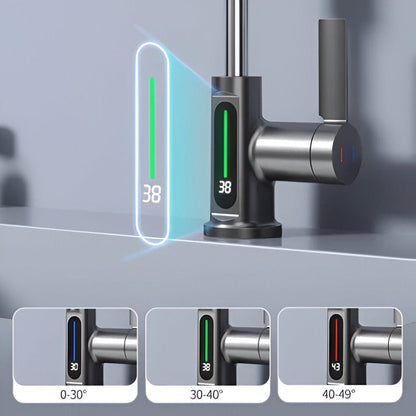 Skanto | Adjustable Kitchen Faucet with Temperature Display