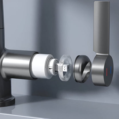 Skanto | Adjustable Kitchen Faucet with Temperature Display